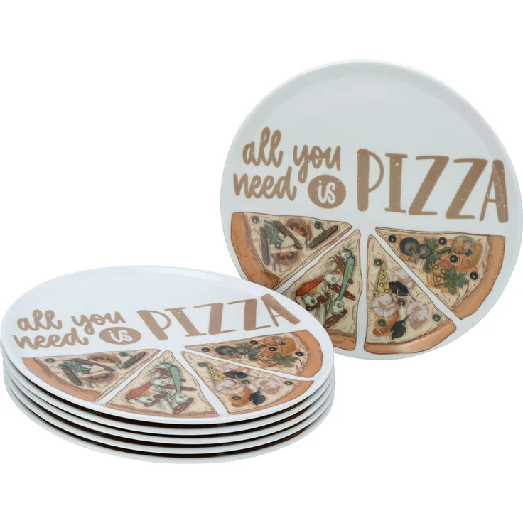 Europa Bunt, Pizzateller 6-tlg (mo) – Bild 1