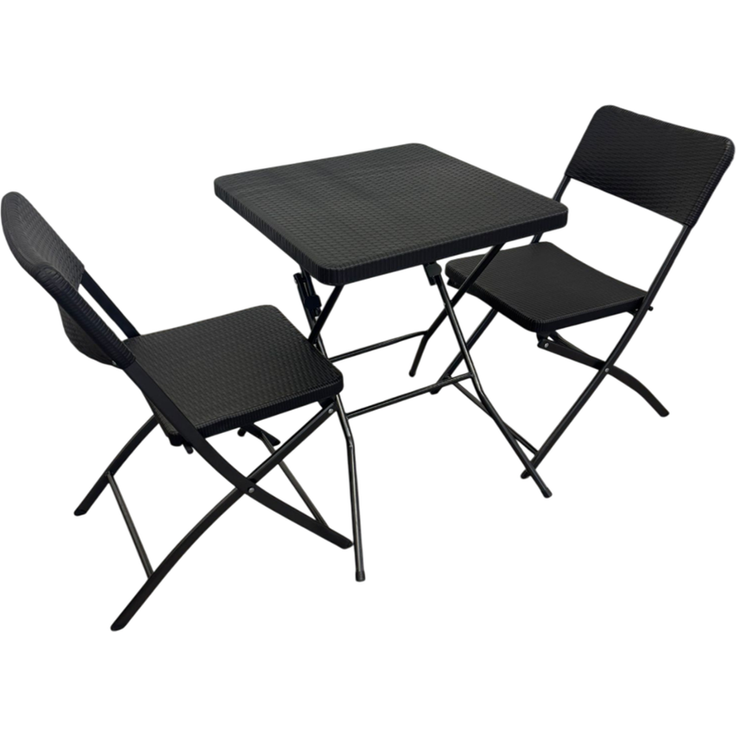 Sedex Balkonset 3-teilig – 2 Klappstühle & Klapptisch Mila – Bild 2