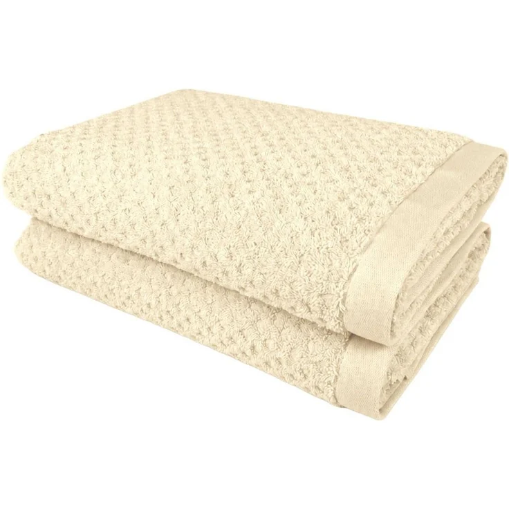 OTTO home Duschtücher Corrin, 2 Premium Duschtücher, 500 gr/m², 70x140cm, Frottier (2-St), 100% Baumwolle, mit Struktur, weich, 5 Jahre Garantie – Bild 1