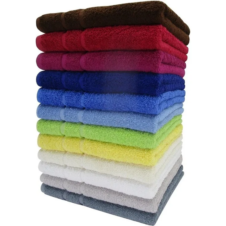 DUKAL Handtücher Badtextilien aus hochwertigem Walkfrottee, ca. 500g/m², 100% Baumwolle, Walkfrottee (1-St), sehr saugfähig