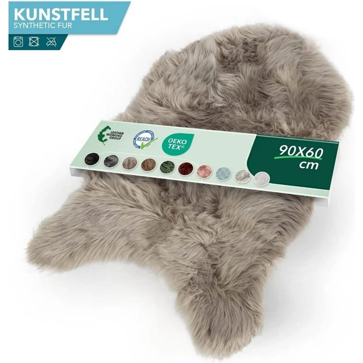 Karat Fellteppich Kunstfell Nelly, Kuschelig – Bild 2