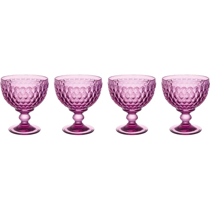 Villeroy & Boch Boston Berry Sektschale / Dessertschale 250 ml 4er Set