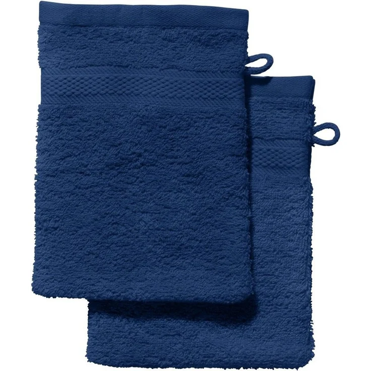 REDBEST Waschhandschuh Waschhandschuh "Chicago" 2er-Pack, Frottier (2-St), Walk-Frottier Uni – Bild 1