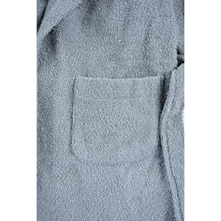 Chicco Bademantel aus weichem Schaumstoff, in Form von süßem Elefant, bunt und lustig, mit zwei bequemen Taschen und praktischem Gürtel, 24 Monate+, grau – Bild 4