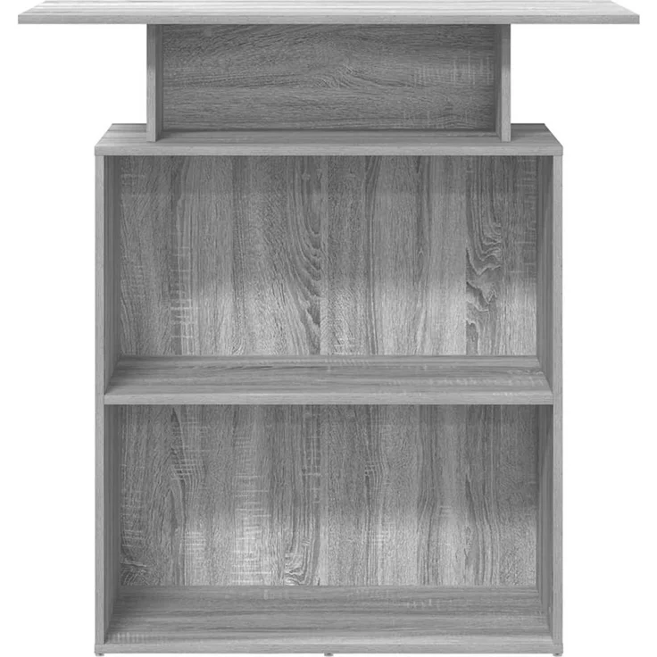 vidaXL Empfangstheke Grau Sonoma 100x40x104 cm Holzwerkstoff 859056 – Bild 4