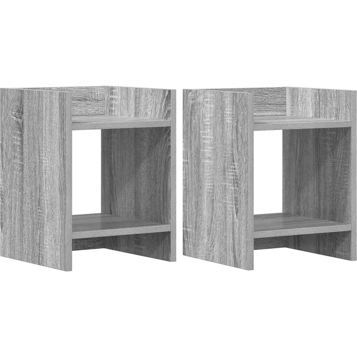 vidaXL Pflanzenständer 2 stk. Sonoma-Grau 30 x 30 x 40 cm 899621 – Bild 2