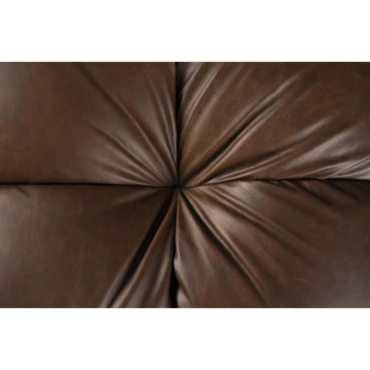 HACKMAN 3-Sitzer Sofa Echtleder dunkelbraun von DUTCHBONE – Bild 5