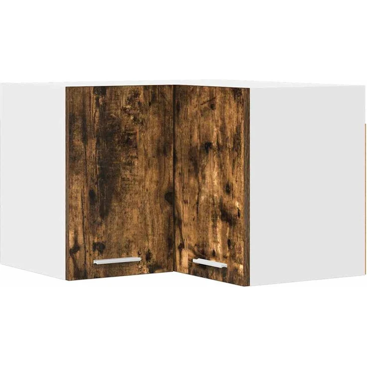 vidaXL Hängeschrank Geräucherte Eiche und Weiß 57 x 57 x 40 cm 884190 – Bild 2