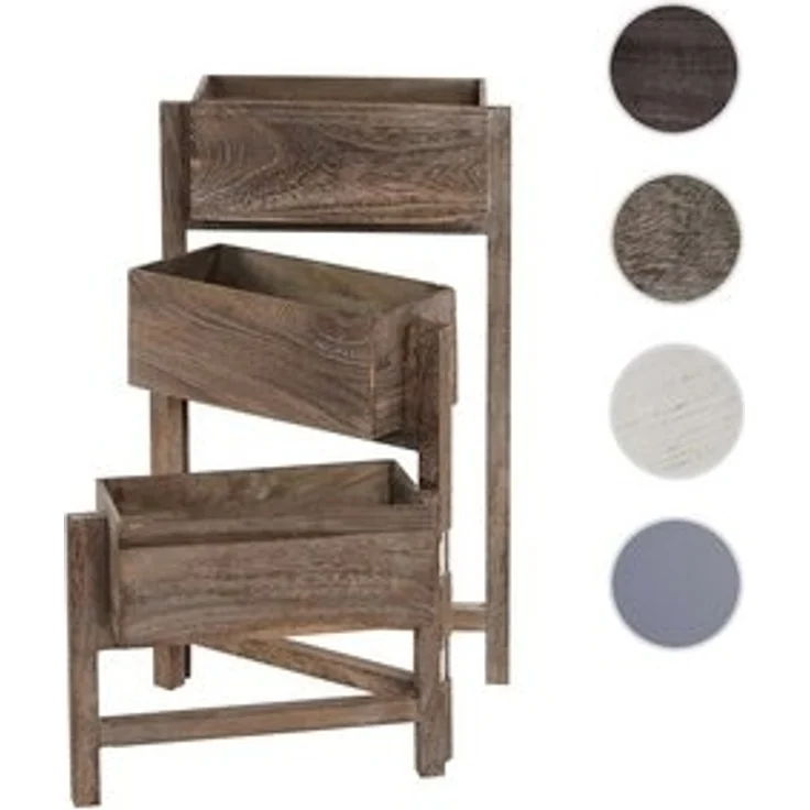 MCW Standregal T275, 3 Körbe für Pflanzen, Bodenschoner, Individuell aufklappbar – Bild 6