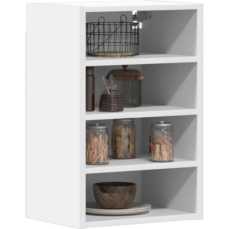 vidaXL Hängeschrank Riga Weiß 40x29,5x60 cm Holzwerkstoff 854175 – Bild 1