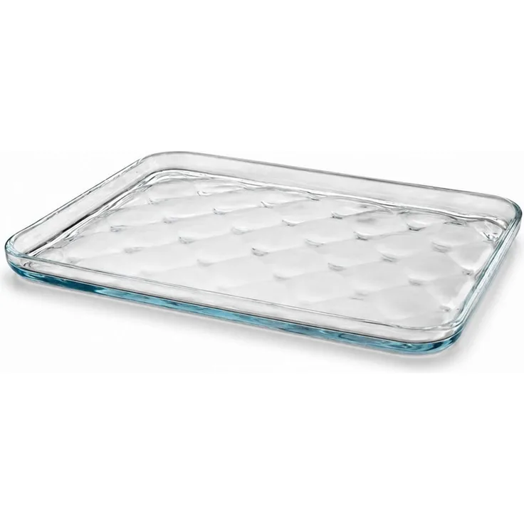 Pasabahce Auflaufform Borcam Rechteckige Glasform 1025 ml 334 × 244 mm, Borosilikatglas, (1-St), Ofen-, mikrowellen-, gefrier- und spülmaschinengeeignet
