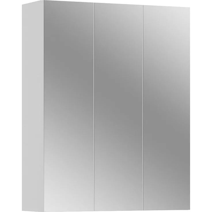 Badezimmer Spiegelschrank Michigan in weiß 3-türig 60 cm