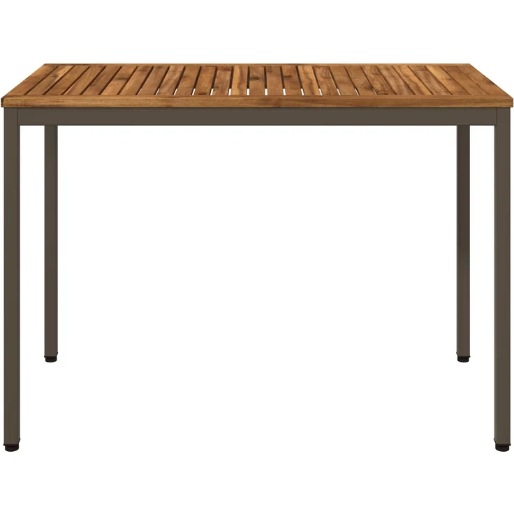 vidaXL Gartentisch NAARDEN Natur und Kaffee 108,5 x 55 x 75 cm 901315 – Bild 3