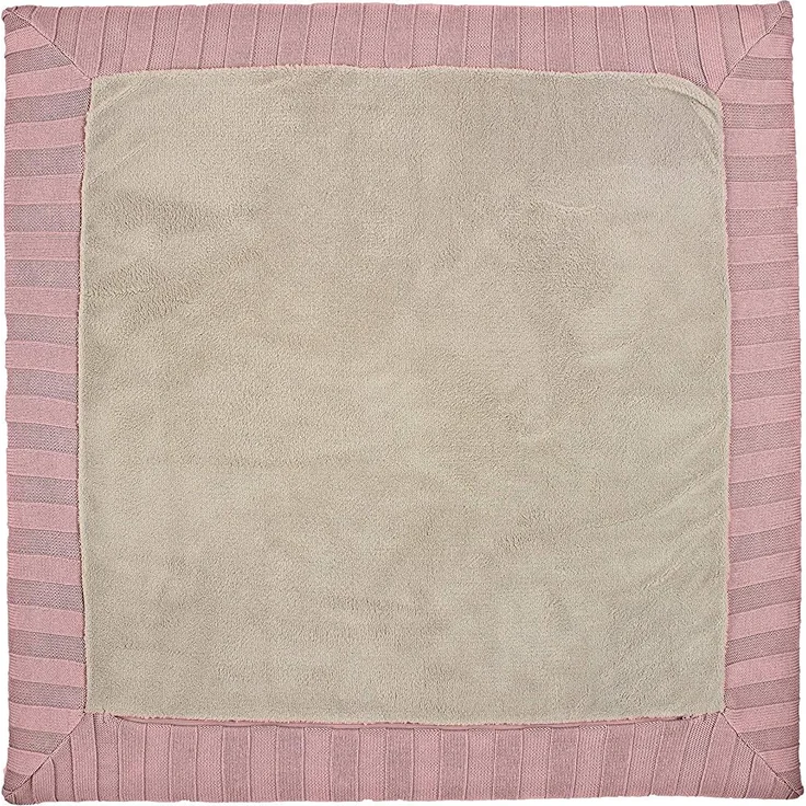 Sterntaler Strick-Krabbeldecke Baylee, Alter: ab 0 Monate, Größe: 100x100 cm, Rosa – Bild 5