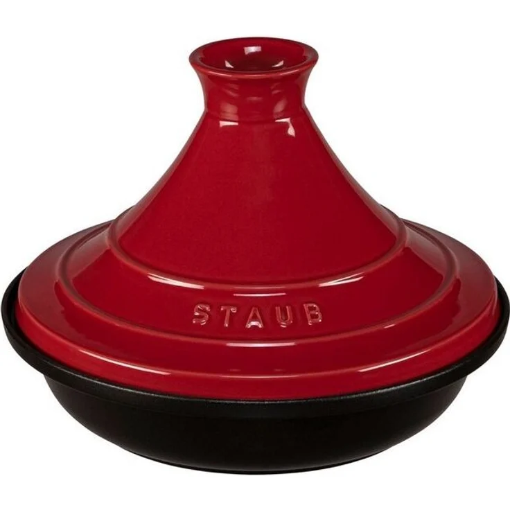 Staub Tajine 28cm rund Gusseisen – Bild 1