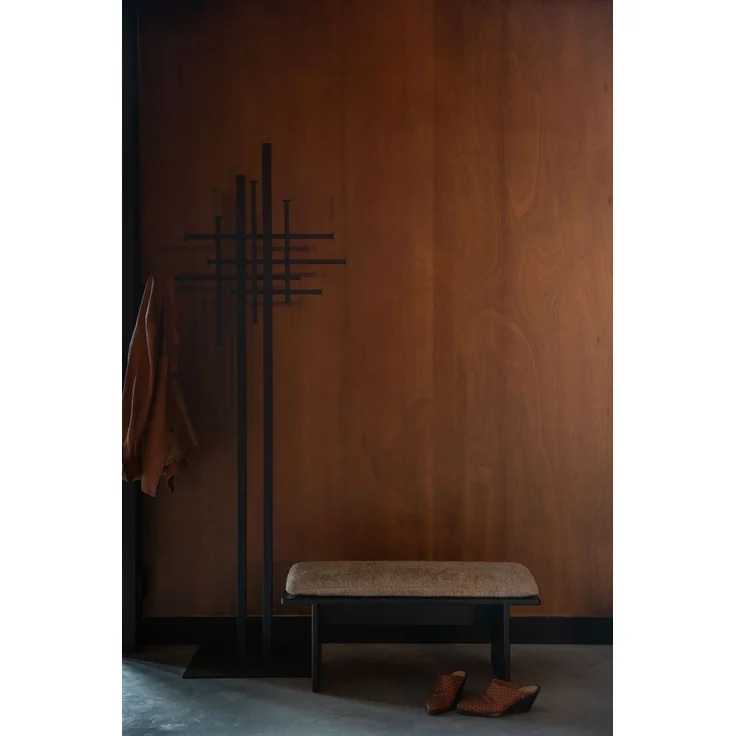 DutchBone Garderobenständer Rumex mit Kleiderhaken, Schwarz, 71x45x185 cm – Bild 7