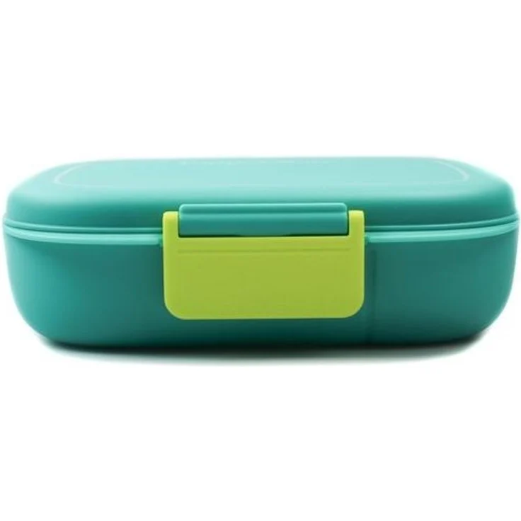 TUPPERWARE Lunchbox Lunch-Box türkis limette mit Trennung – Bild 4