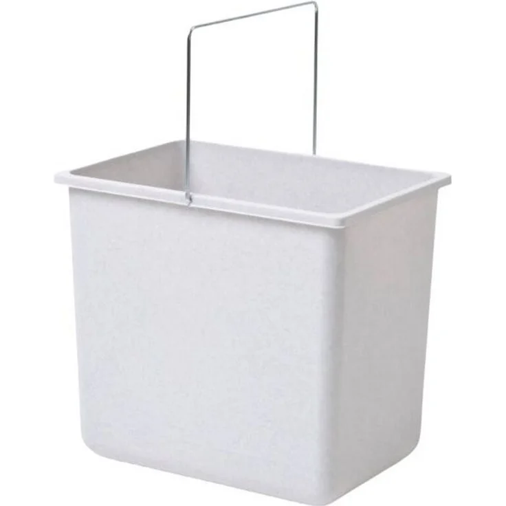 Hailo Einbaumülleimer Hailo Inneneimer 1086249 hellgrau 18 L 316 x 226 x 286 mm mit Henkel – Bild 3