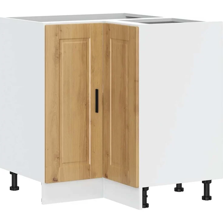 vidaXL Küchen-Eckunterschrank Porto Artisan-Eiche Holzwerkstoff 853996 – Bild 1