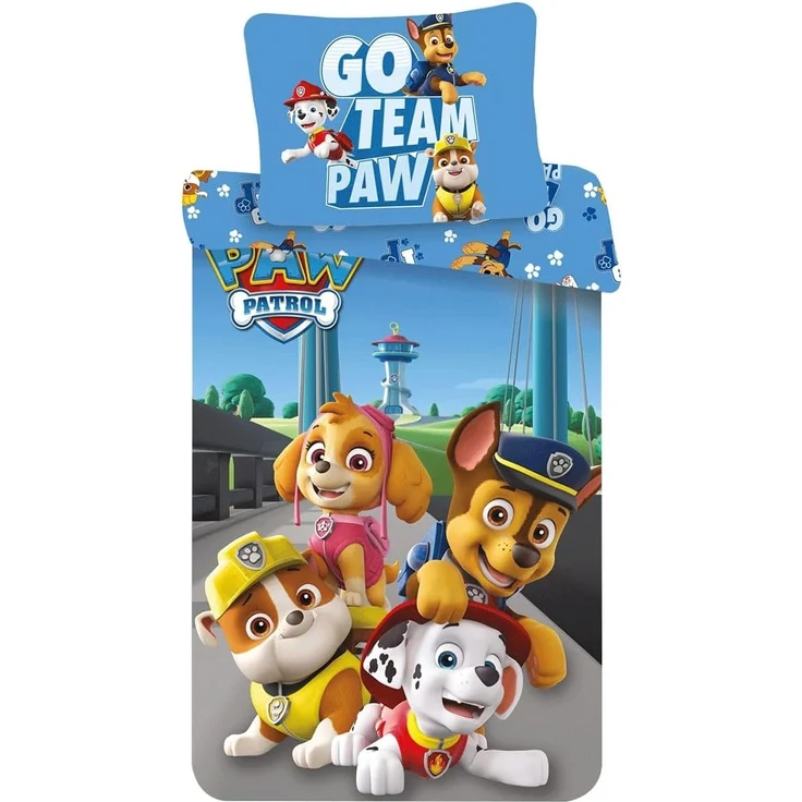 PAW PATROL Kinderbettwäsche PAW PATROL, Renforcé, 2 teilig – Bild 1