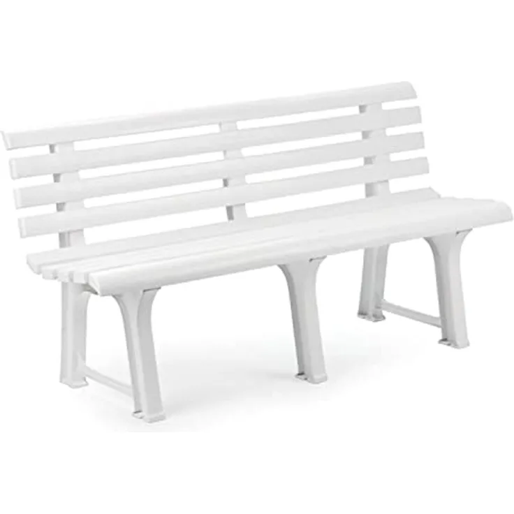PROGARDEN 3-Sitzer-Bank Orchidea 150 cm weiß