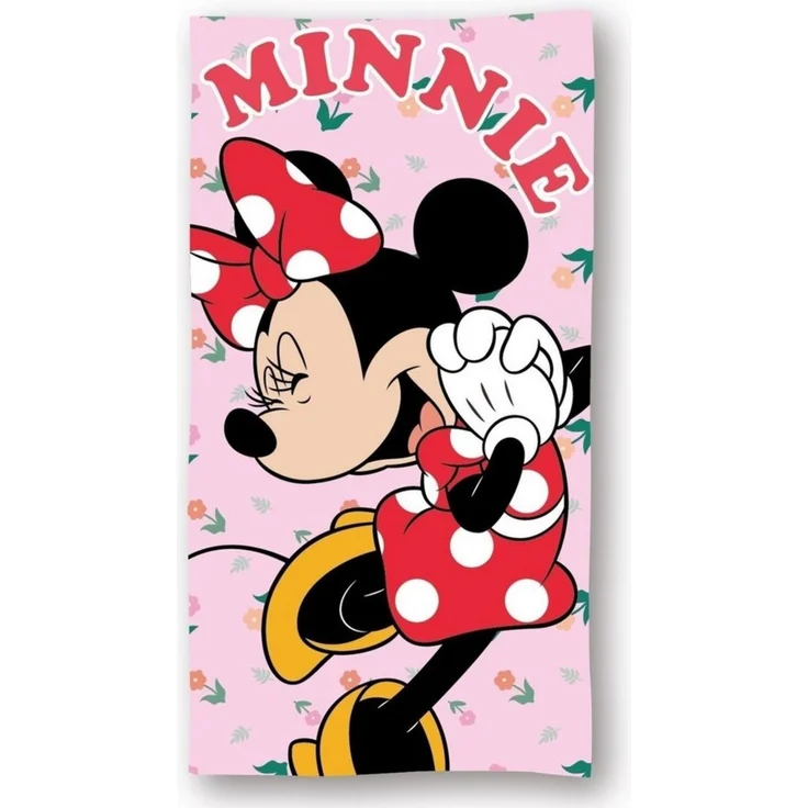 Disney Minnie Mouse Kinder Strandhandtuch – Flauschiges & schnelltrocknendes Mikrofaser-Badetuch 140x70 cm – Bild 1