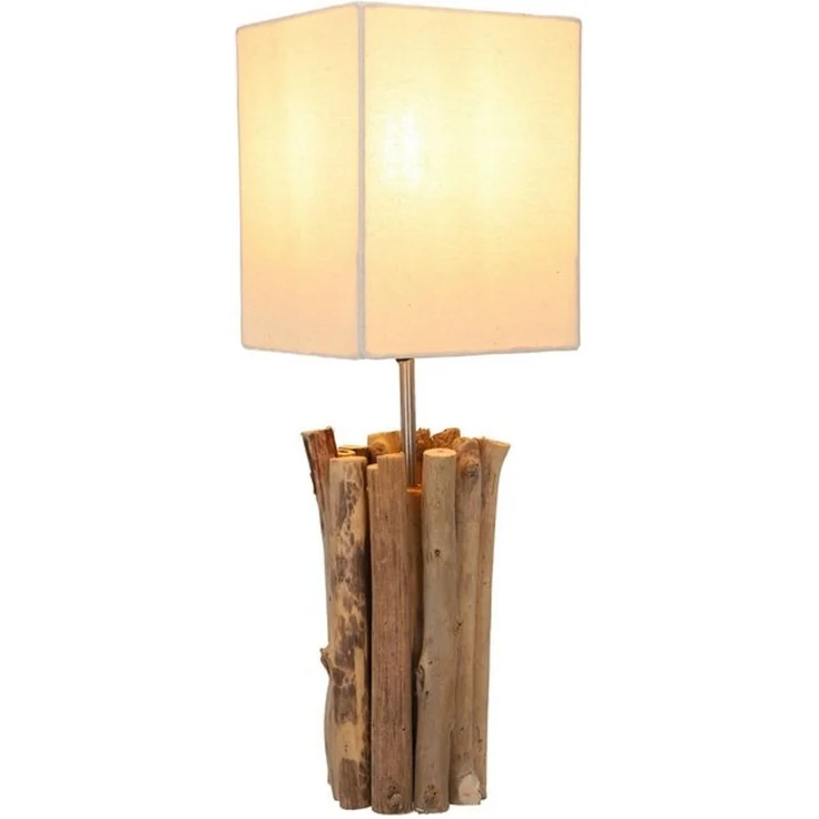 Guru-Shop Tischleuchte Tischleuchte Tischlampe Kukuma, Treibholz,., Leuchtmittel nicht inklusive – Bild 4
