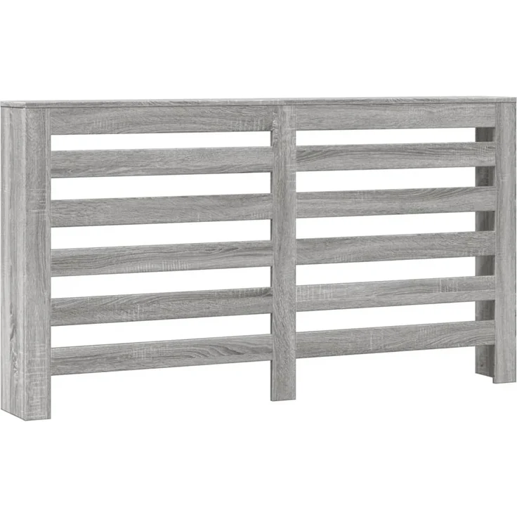 vidaXL Heizkörperverkleidung Grau Sonoma 149x20x82 cm Holzwerkstoff 852704 – Bild 2