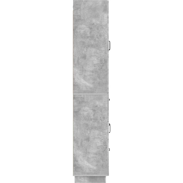 vidaXL Schrankset 2 pcs Betongrau Holzwerkstoff 3416820 – Bild 5