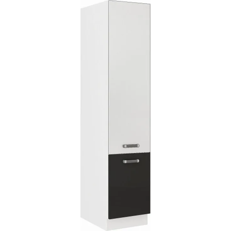 Küchen Vorratsschrank 40 cm für das Modell „Omega 240 Schwarz + Weiß“