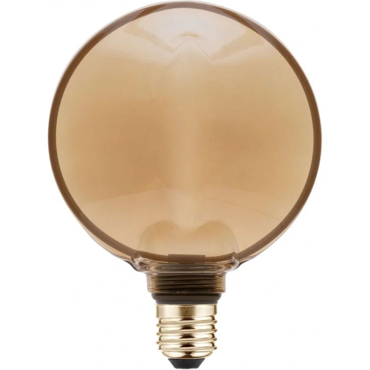 E27 LED Dimmbare Retro Vintage Nostalgie Filament Leuchtmittel Bernstein G130, E27, 4W, 190lm, 1800K – Bild 2