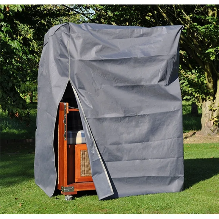 Schutzhülle Schutzhaube Schütz Hülle Abdeckhaube Strandkorb 130 x 100 x 170/134 cm