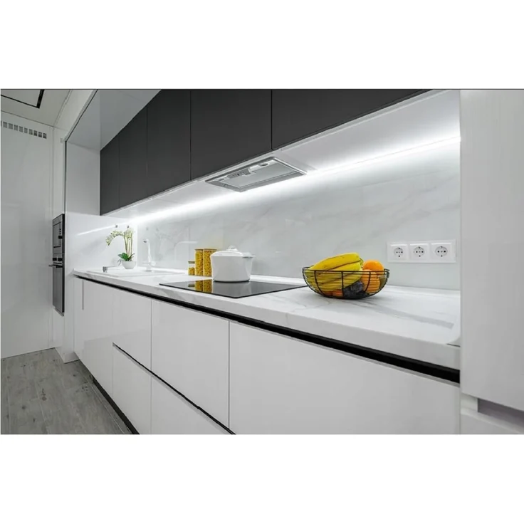 QLS LED Unterbauleuchte Neutralweiß 4000K 30 - 120 cm, LED fest integriert, mit Hand-Sweep-Sensor Schrankbeleuchtung Bewegungsmelder – Bild 2