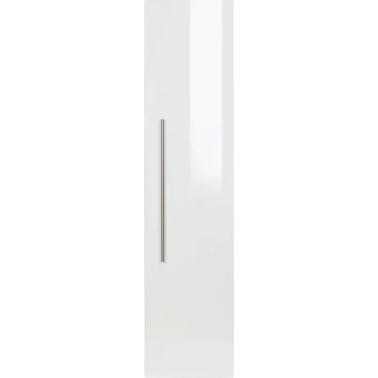 Badezimmer Badmöbel Hochschrank Hängeschrank HOMELINE 150cm weiß Hochglanz