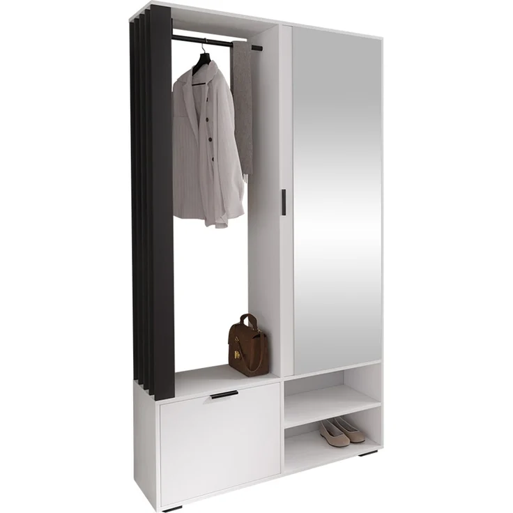 Garderobe-Set 'Raldento' Schwarz/Weiß – Bild 2