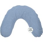 Theraline Bezug für Nackenkissen mittel Melange blau-grau Bamboo