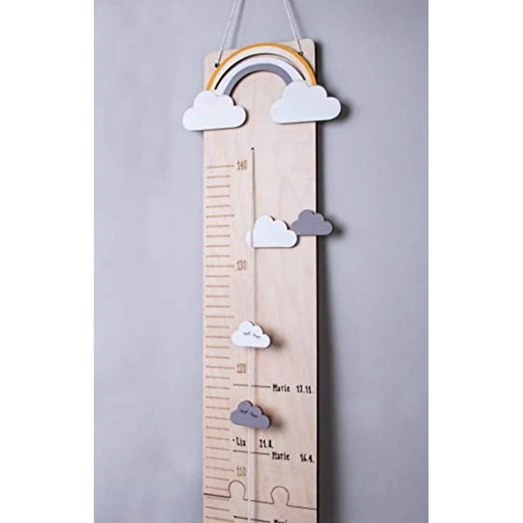 BP Holz Messlatte, FSCMixCred, von 60-140cm, Box 1Set, natur – Bild 4