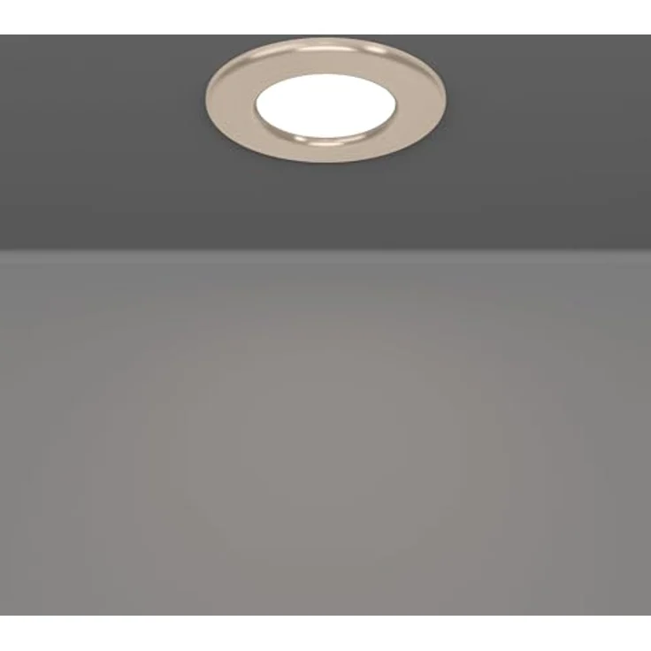 EGLO connect.z Fueva 6-Z, 3er-Set LED Bad-Einbaustrahler, Ø 8,8 cm, ZigBee, warmweiß-kaltweiß, dimmbar, silber, IP44 – Bild 2