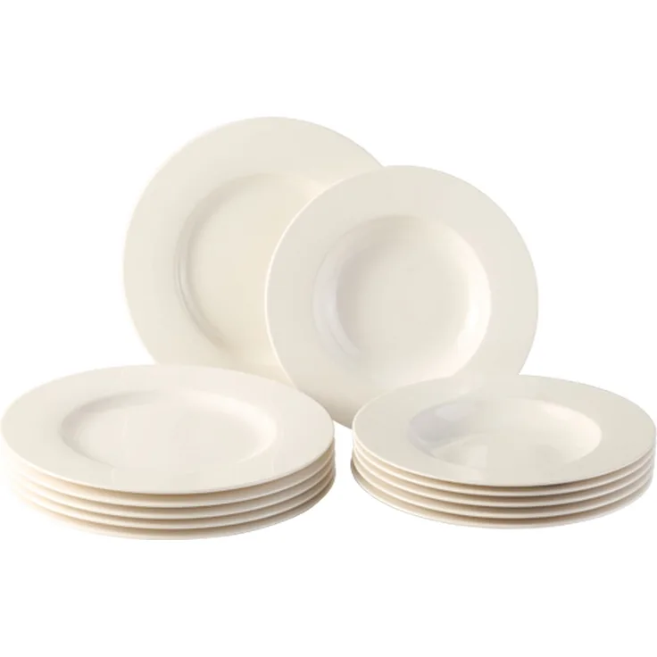 vivo | Villeroy & Boch Group Basic White Tafelservice 12-teilig