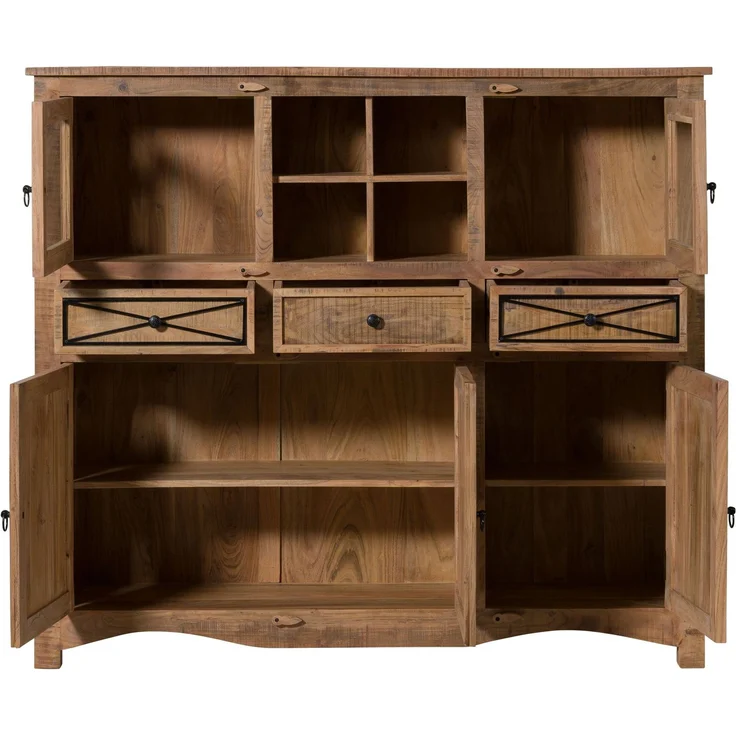 Highboard Akazie 160x40x140 natur versiegelt NATURE OF SPIRIT #339 – Bild 2