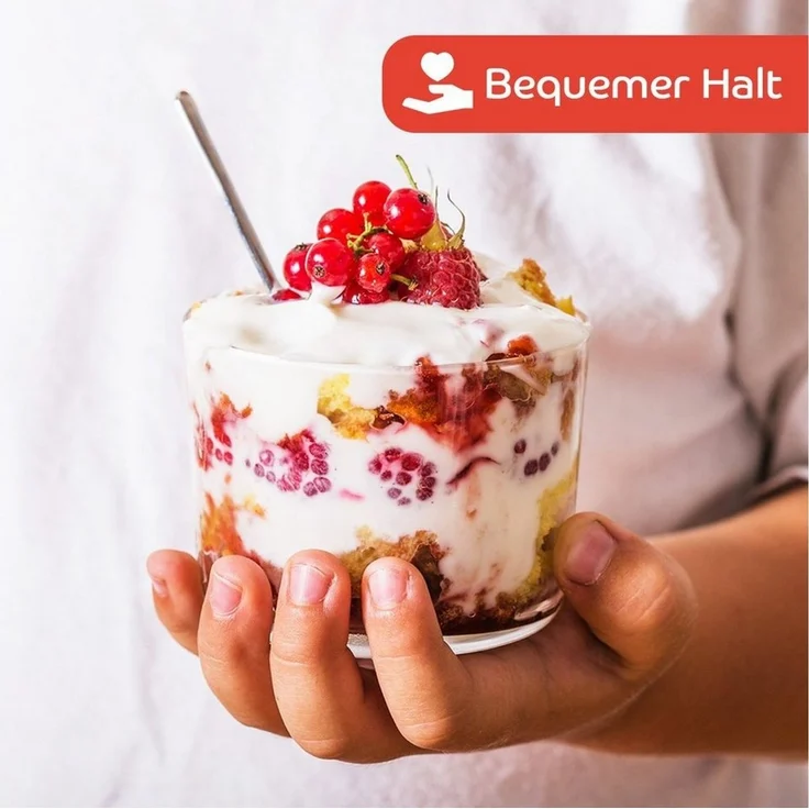 KONZEPT Dessertschale 6/12er Set Dessertgläser 150ml, transparente Dessertschalen aus Glas, (Set, 12-tlg), für Tiramisu, Panna Cotta, Eis, Pudding, Joghurt-Müsli – Bild 2