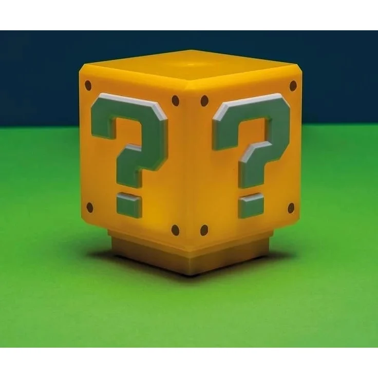 Paladone Stehlampe Super Mario Tischlampe Mini Fragezeichen-Block – Bild 2