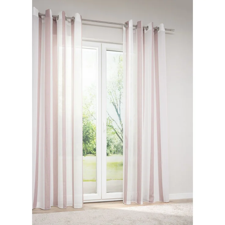 Lysel - Ösenschal Esira #1W in den Maßen (B x H): 144cm x 245cm in Rosé/rosa – Bild 1