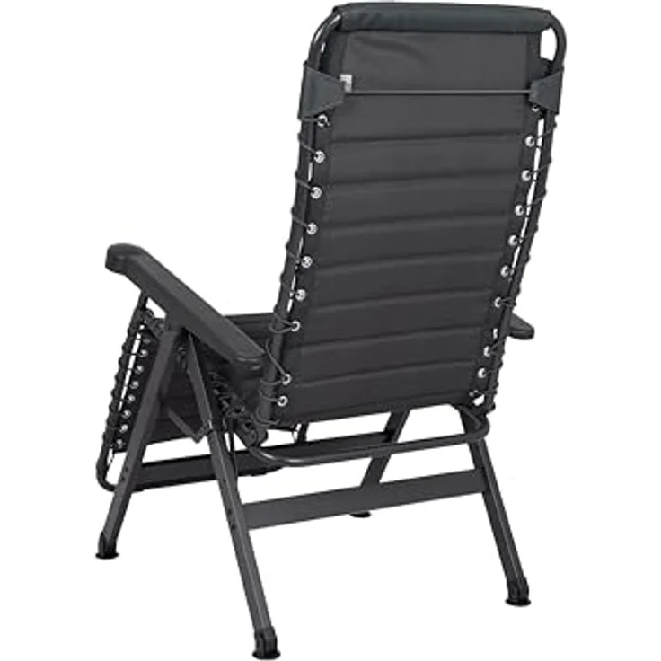 Crespo Relaxliege AP/432, stufenlos verstellbar mit Air-Select Dry Comfort Schaumstoffpolsterung, grau – Bild 4