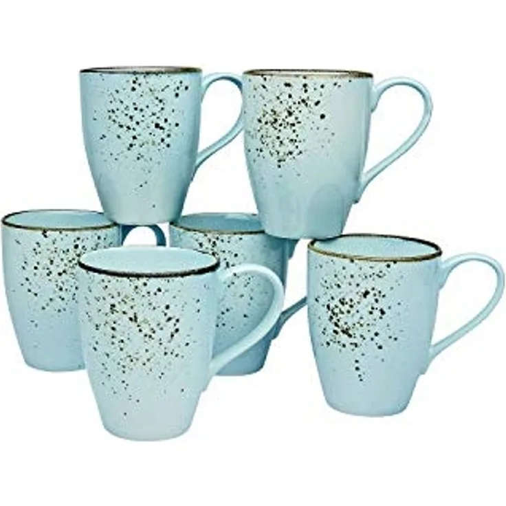 Nature Collection Lightblue, Kaffeebecher 6-tlg (m