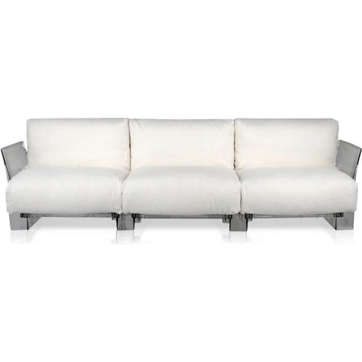 Kartell Pop Sofa Gänsedaunen/Baumwollstoff – Bild 2