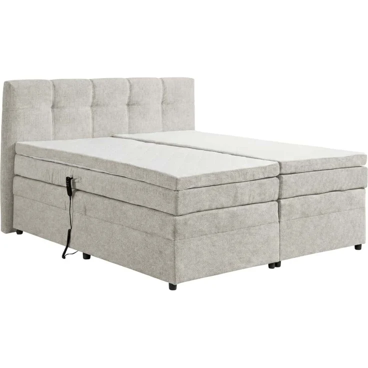 Boxspringbett Casale Ed Exciting Design 180 x 200 cm mit Motor Ravello Ivory – Bild 5
