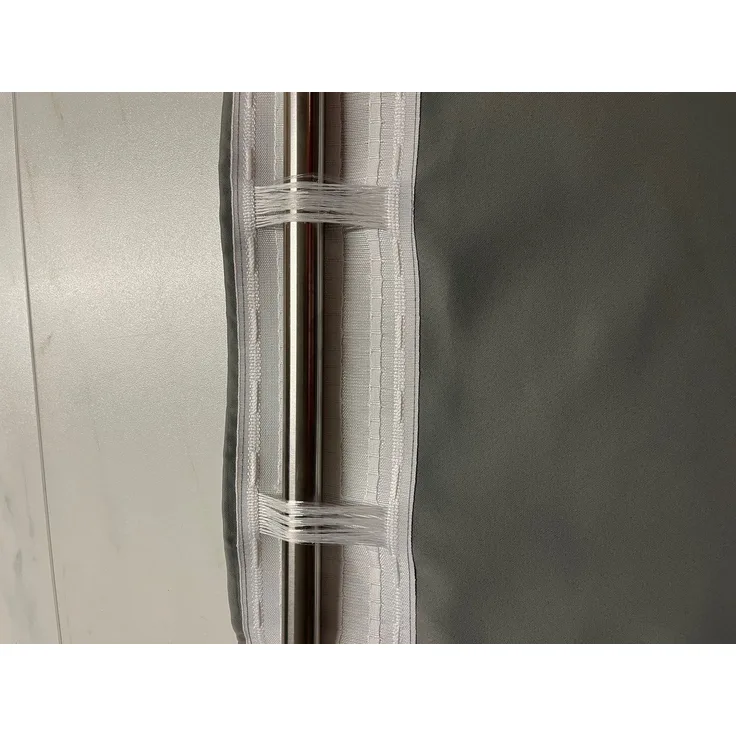 novumfix Verdunkelungsvorhang Sunout/70 grau KombiBand XXL bis 350 cm lang, verdunkelnd, Thermovorhang, Kombiband