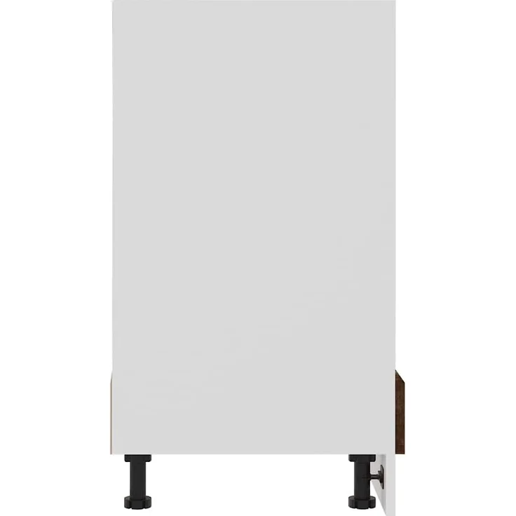 Herdumbauschrank, Küchenschrank Lyon Räuchereiche 60x46x81,5 cm Holzwerkstoff – Bild 6