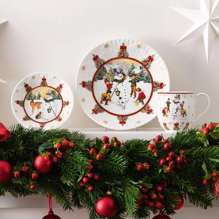 Villeroy & Boch Toy's Fantasy Schale klein Schneemann mit Tieren – Bild 5